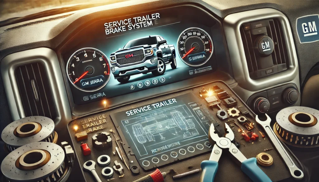 Service Trailer Brake System GM Sierra