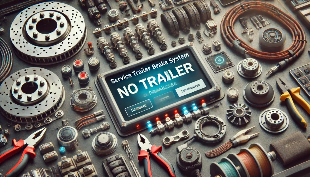 Service Trailer Brake System No Trailer Warning