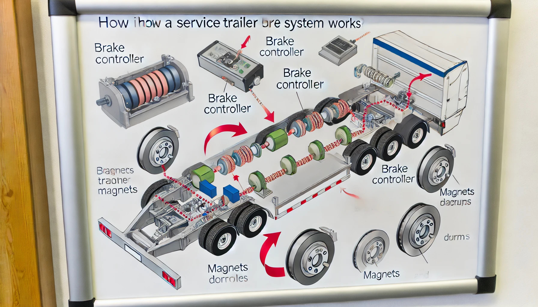 How Does A Service Trailer Brake System Work?